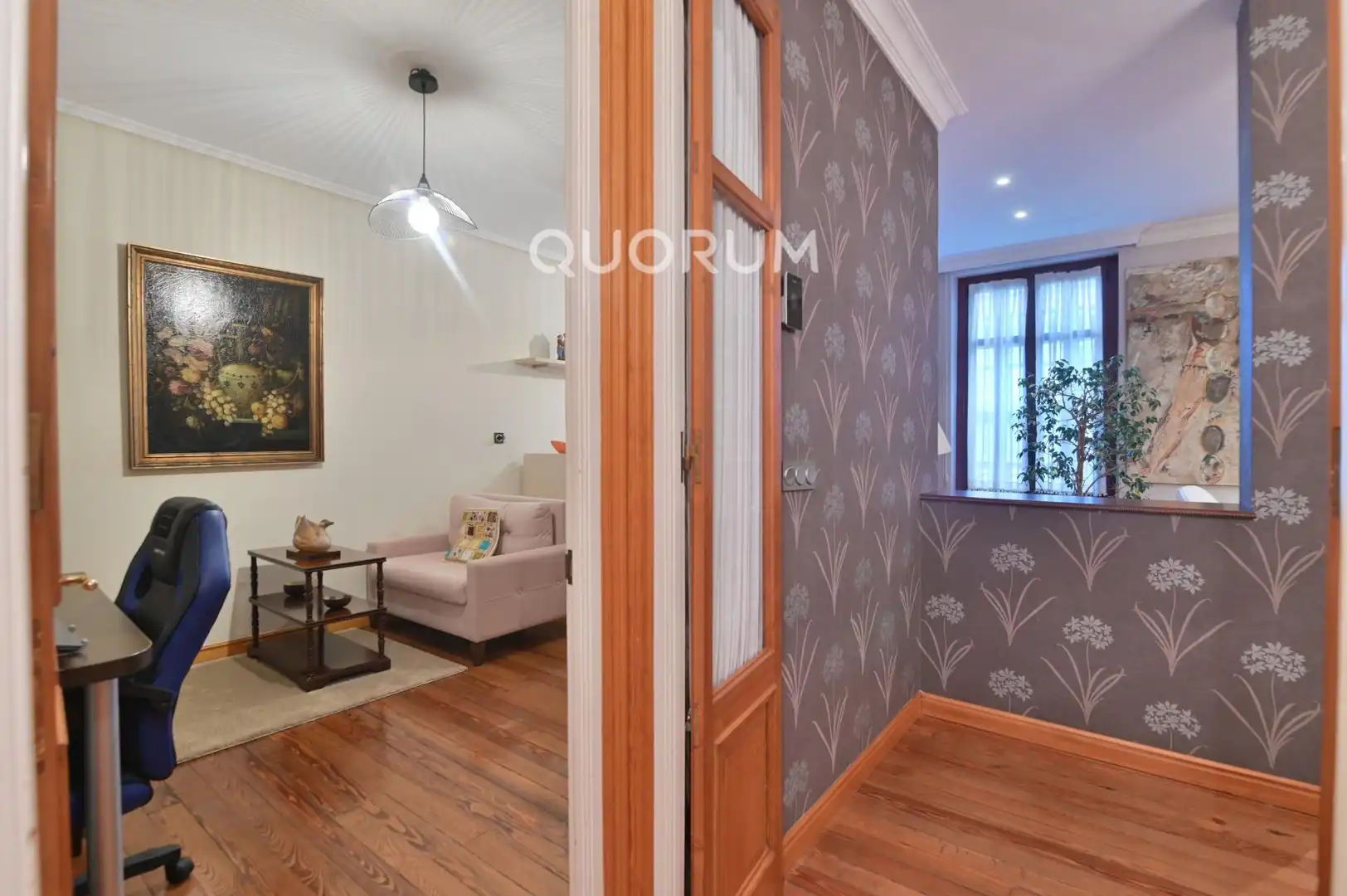 Schlafzimmer von Wohnung zum Verkauf in Bilbao  mit Heizung und Balkon