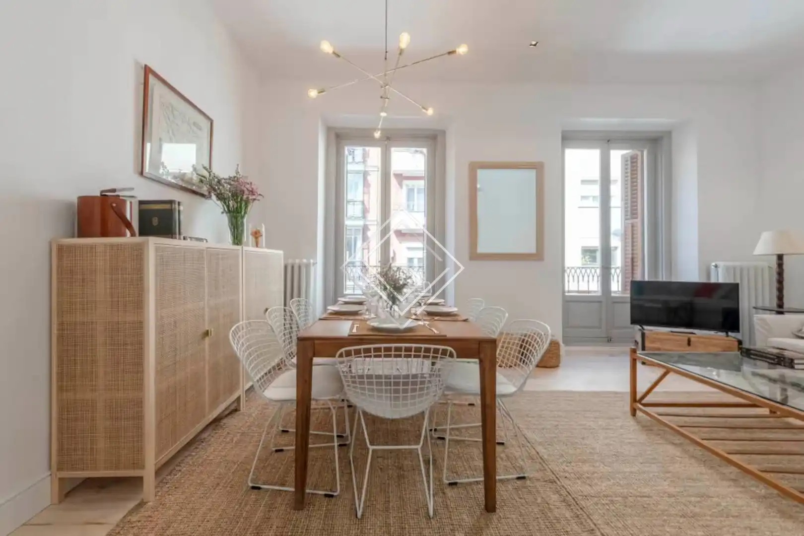 Esszimmer von Wohnung zur Miete in Centro