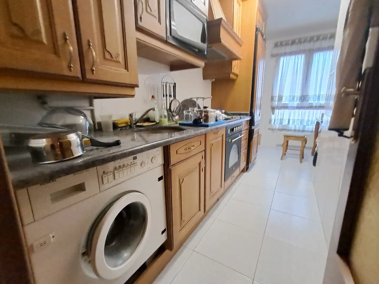 Küche von Wohnung zum Verkauf in Valle de Trápaga-Trapagaran mit Heizung, Abstellraum und Möbliert