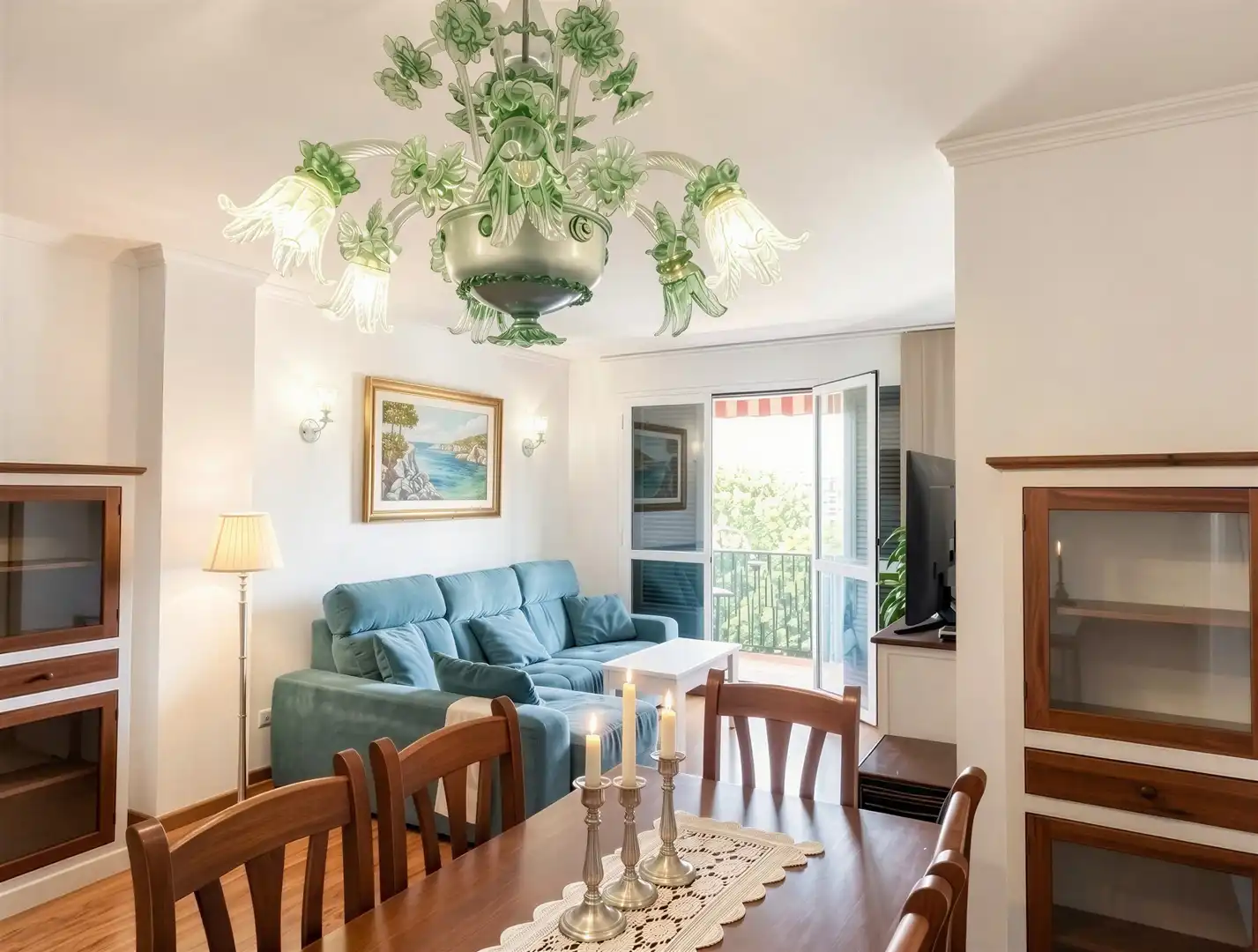 Wohnzimmer von Wohnungen zum Verkauf in  Palma de Mallorca mit Klimaanlage, Heizung und Abstellraum