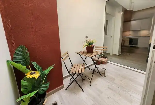 Terrasse von Wohnung zur Miete in Las Palmas de Gran Canaria mit Möbliert und Waschmaschine