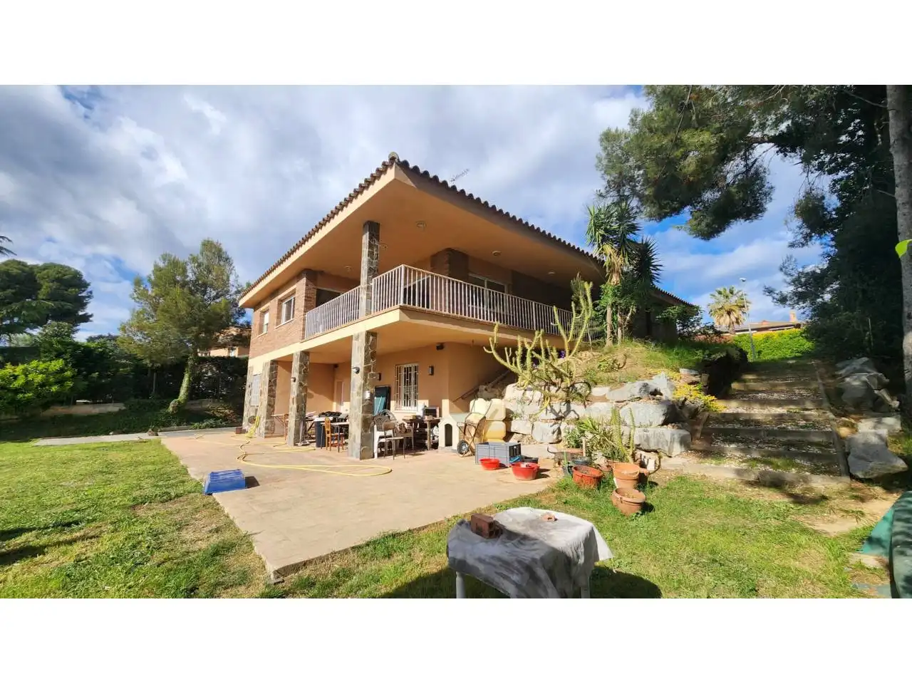 Garden of Houses for sale in Sabadell  with Air Conditioner, Heating and Private garden