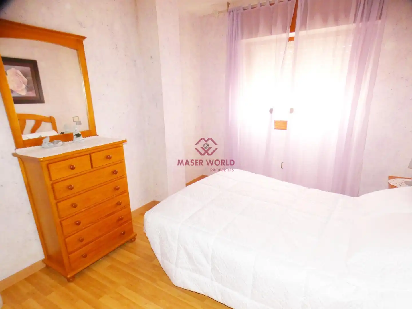 Habitación de Apartamento en venta en Mazarrón con Aire acondicionado, Parquet y Amueblado