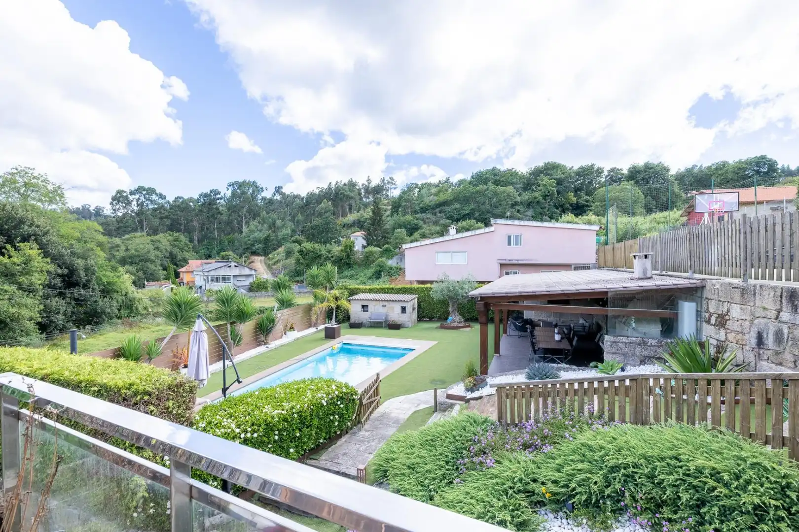 Jardín de Casa o chalet en venta en Vigo  con Calefacción, Jardín privado y Terraza