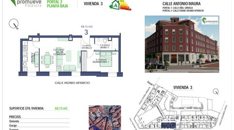Foto 3 de Apartamento en venta en Calle Padre Higinio Aparicio, 1, Centro, Palencia Capital