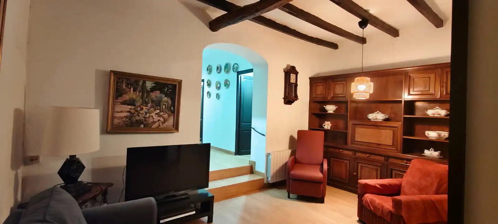 Sala d'estar de Casa o xalet en venda en Cervelló amb Calefacció, Jardí privat i Traster