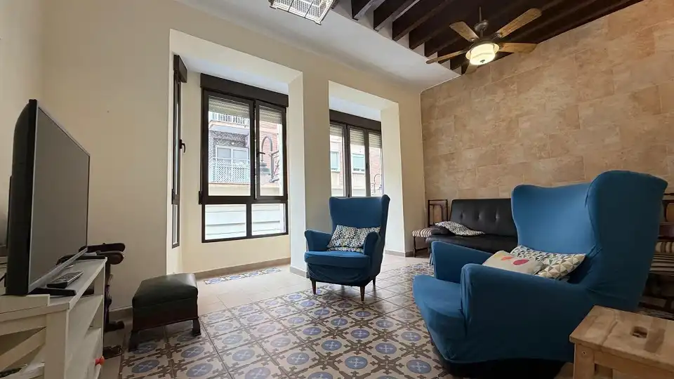 Sala de estar de Piso en venta en Cartagena con Aire acondicionado y Calefacción