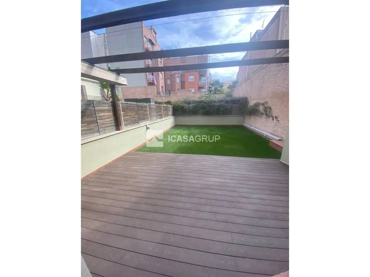 Terrace of Flat for rent in Barcelona  with Air Conditioner, Heating and Parquet flooring