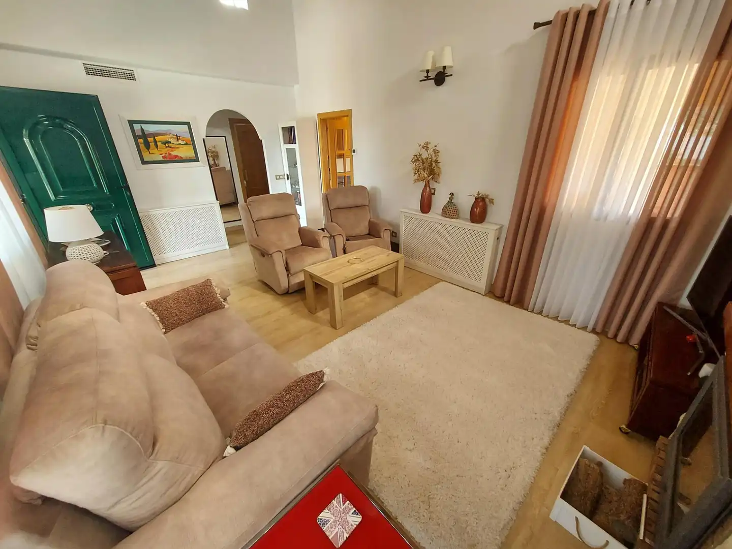 Sala d'estar de Casa o xalet en venda en Calasparra amb Aire condicionat i Moblat