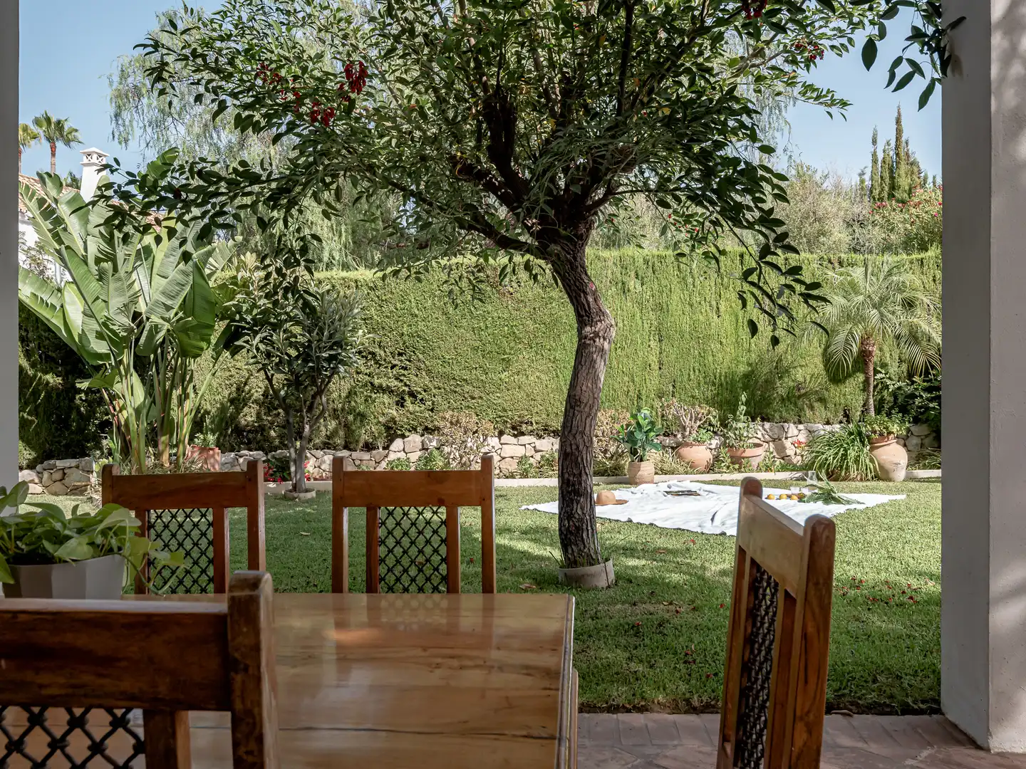 Jardín de Casa o chalet en venta en Marbella con Aire acondicionado, Calefacción y Piscina