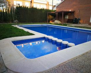 Swimming pool of Single-family semi-detached for sale in  Murcia Capital  with Air Conditioner and Terrace