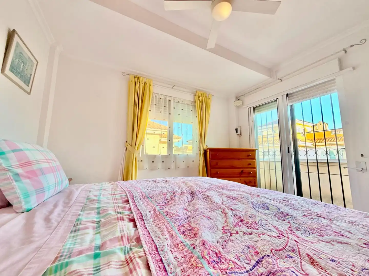 Bedroom of Detached homes for sale in Pilar de la Horadada  with Air Conditioner, Private garden and Terrace