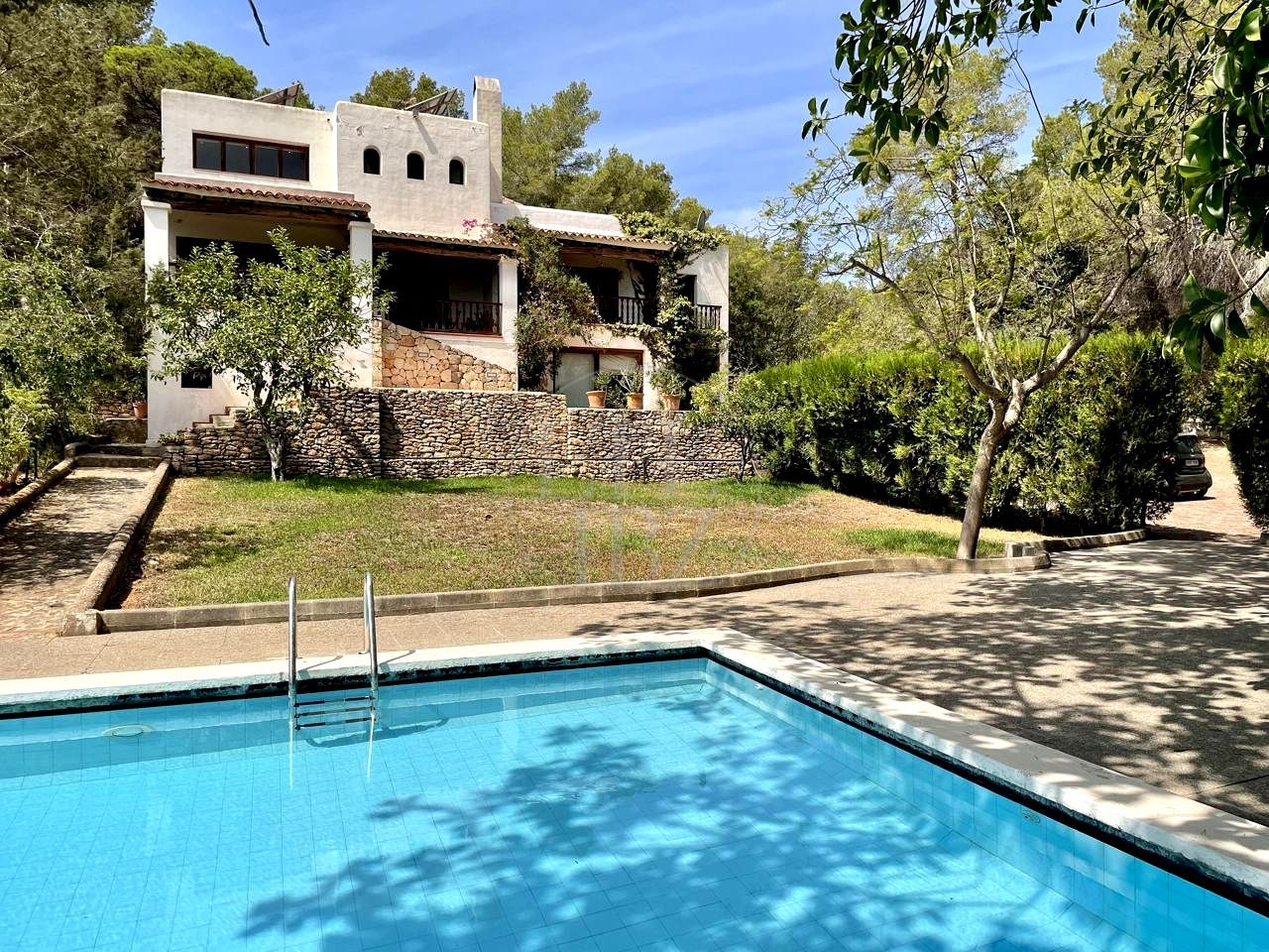 Jardí de Finca rústica en venda en Sant Joan de Labritja amb Aire condicionat, Jardí privat i Piscina