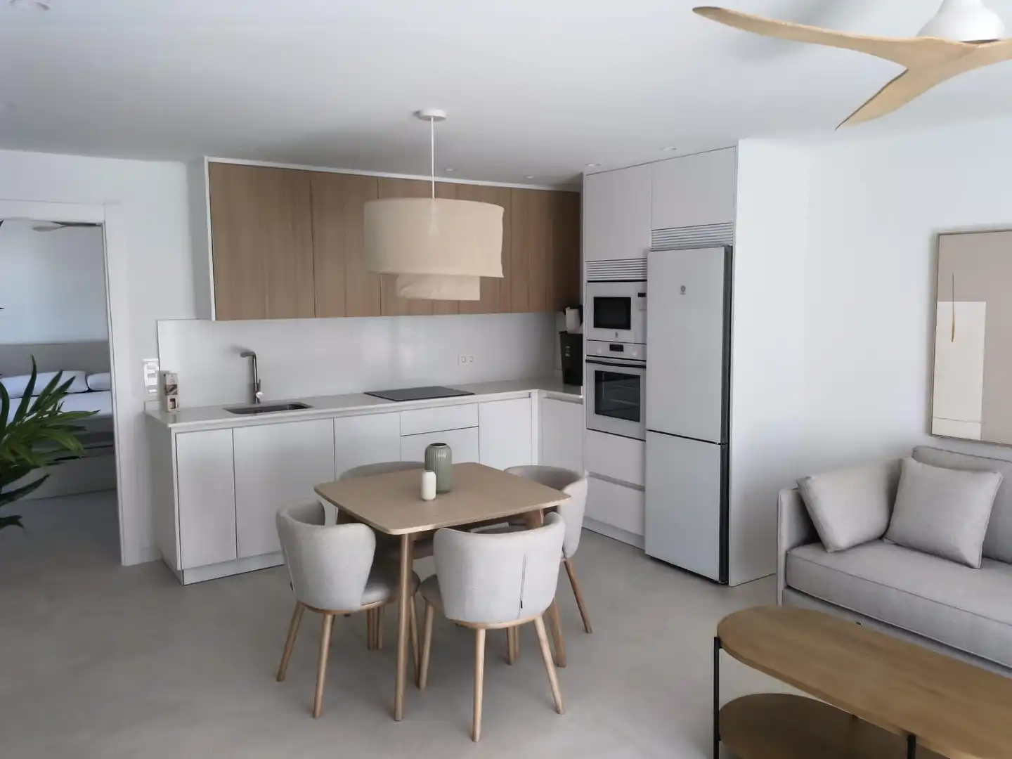 Kitchen of Flat for rent in Marbella  with Air Conditioner, Heating and Terrace