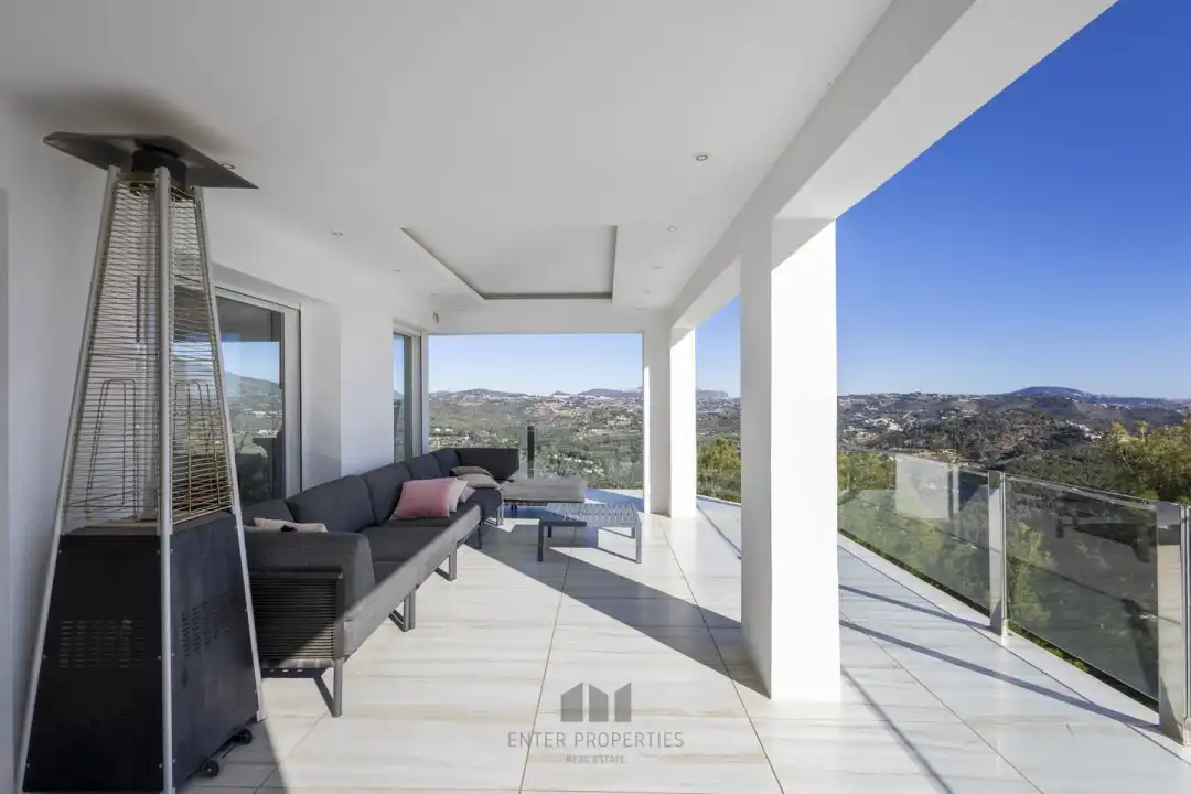 Terrace of Flat for rent in Calpe / Calp  with Air Conditioner, Heating and Terrace