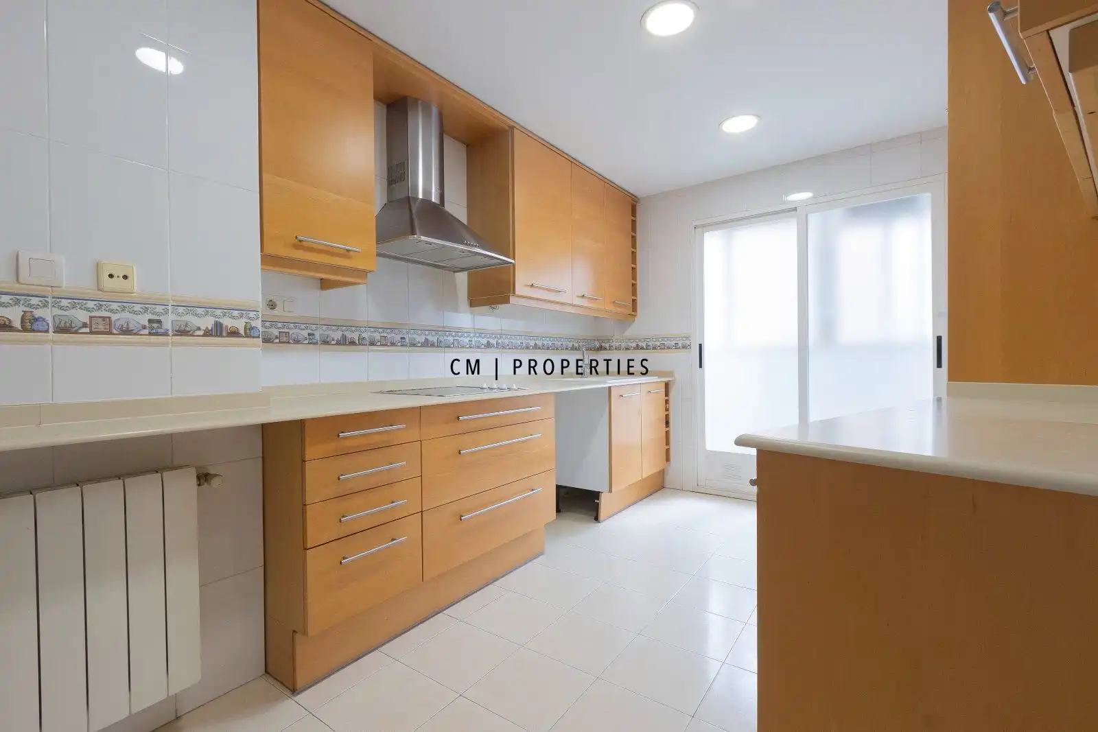 Cocina de Piso de alquiler en Valencia con Aire acondicionado, Calefacción y Parquet