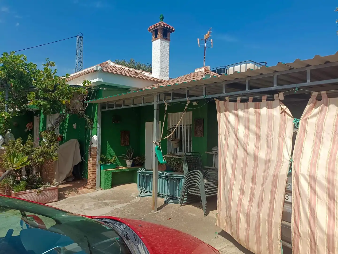Außenansicht von Country house zum Verkauf in Málaga mit Terrasse