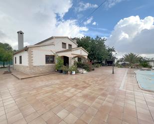 Exterior view of Country house for sale in Alcover  with Terrace, Storage room and Swimming Pool