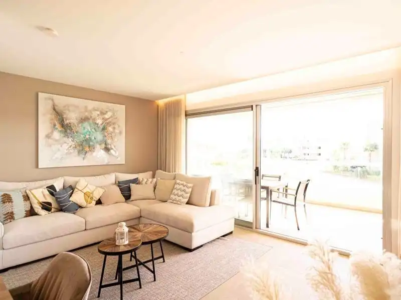 Living room of Flat for sale in Mijas  with Air Conditioner, Heating and Private garden