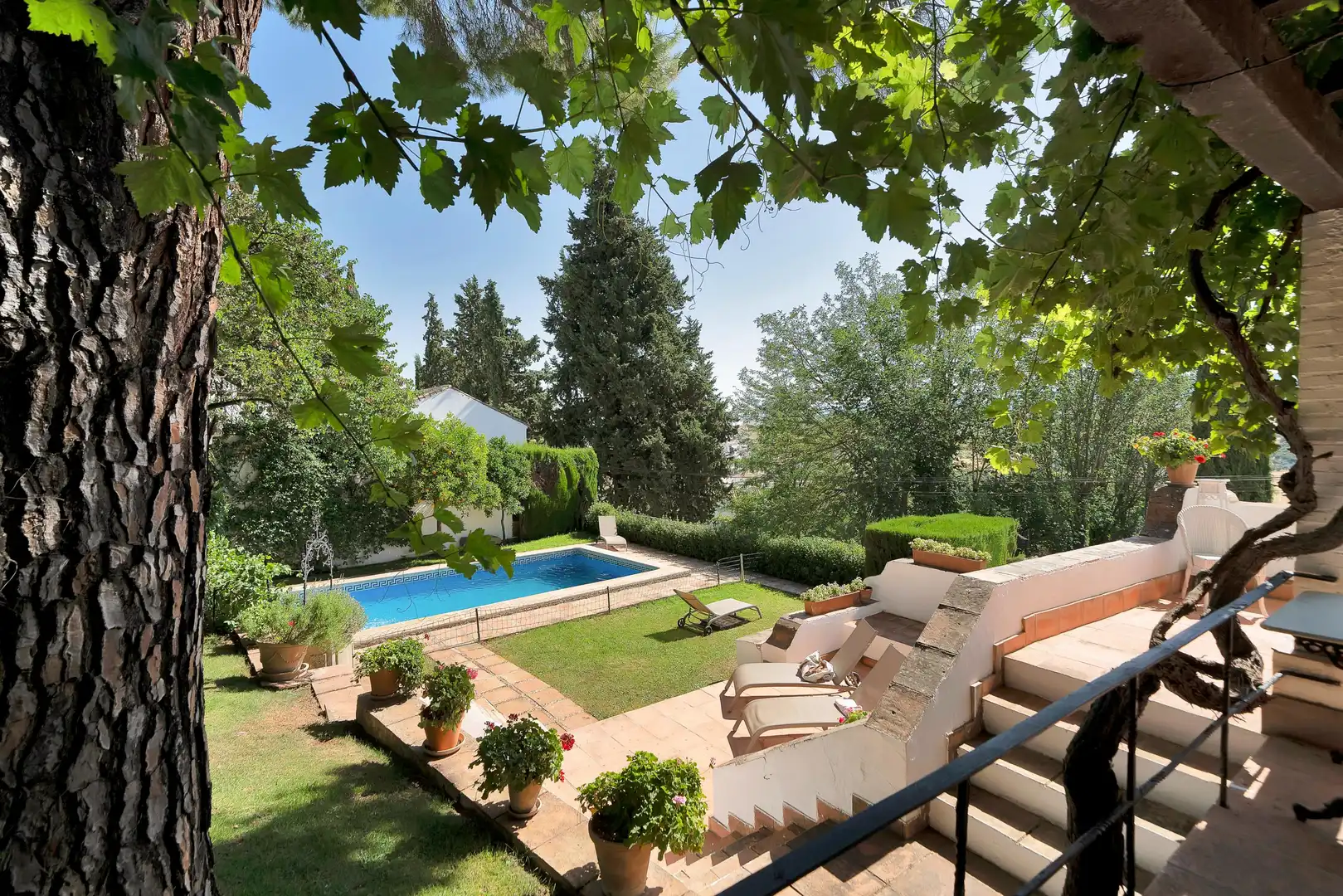 Jardín de Casa o chalet en venta en Ronda con Calefacción, Jardín privado y Terraza