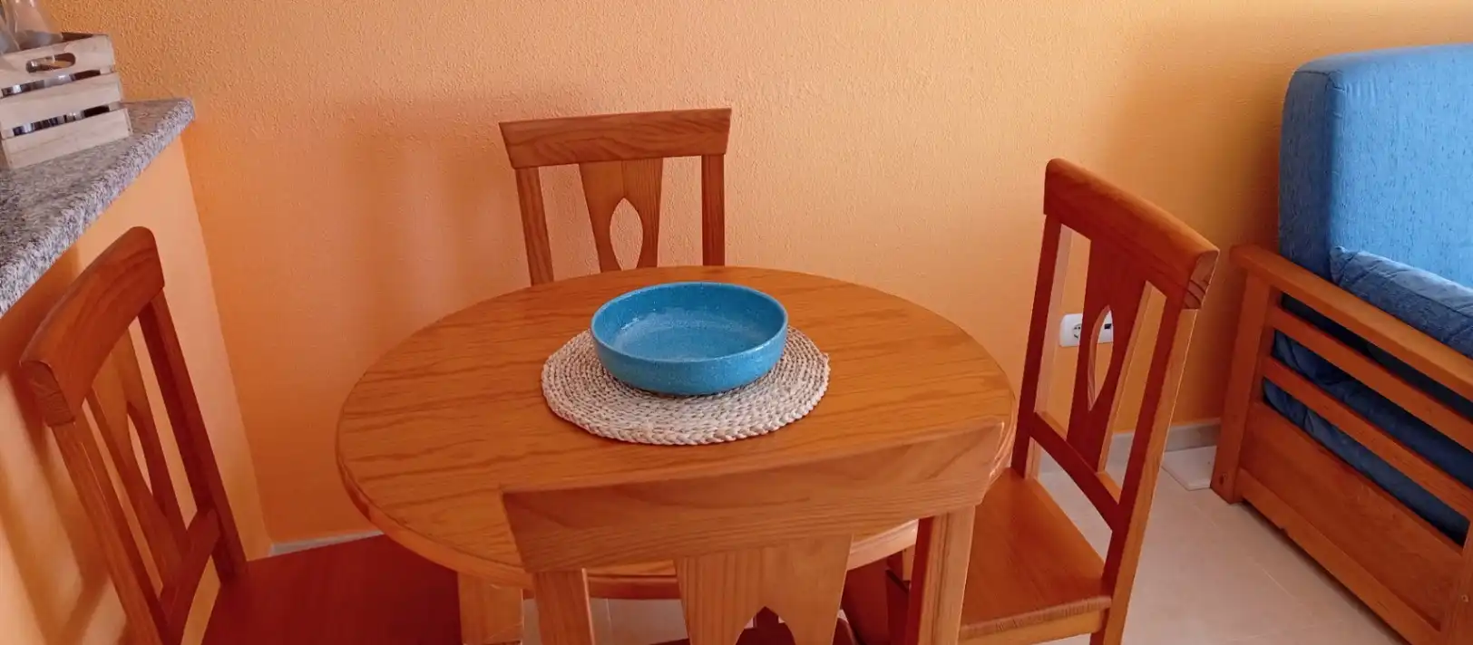 Comedor de Apartamento en venta en Calpe / Calp con Aire acondicionado, Calefacción y Jardín privado