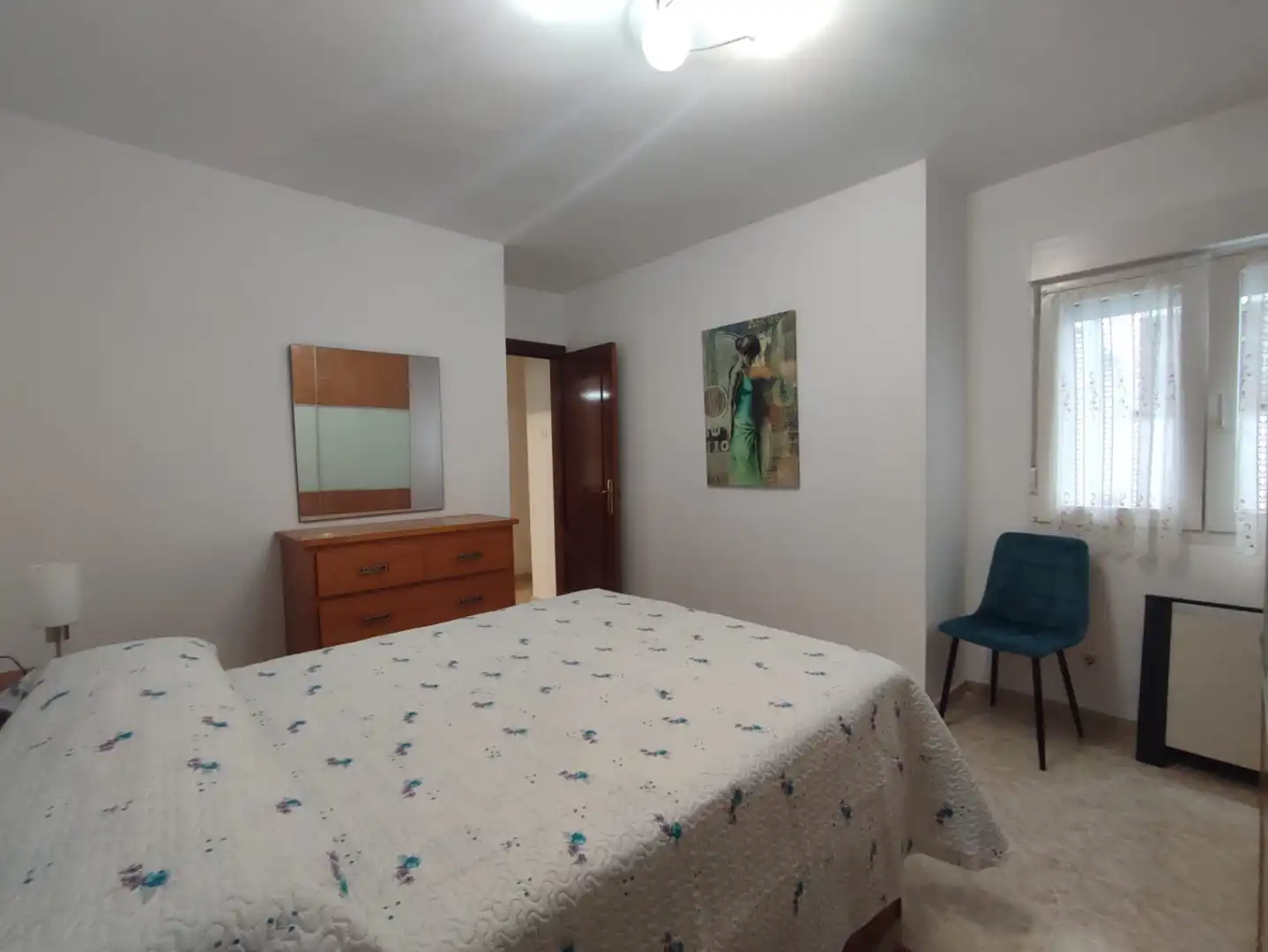 Schlafzimmer von Wohnung zur Miete in Gijón  mit Heizung und Möbliert