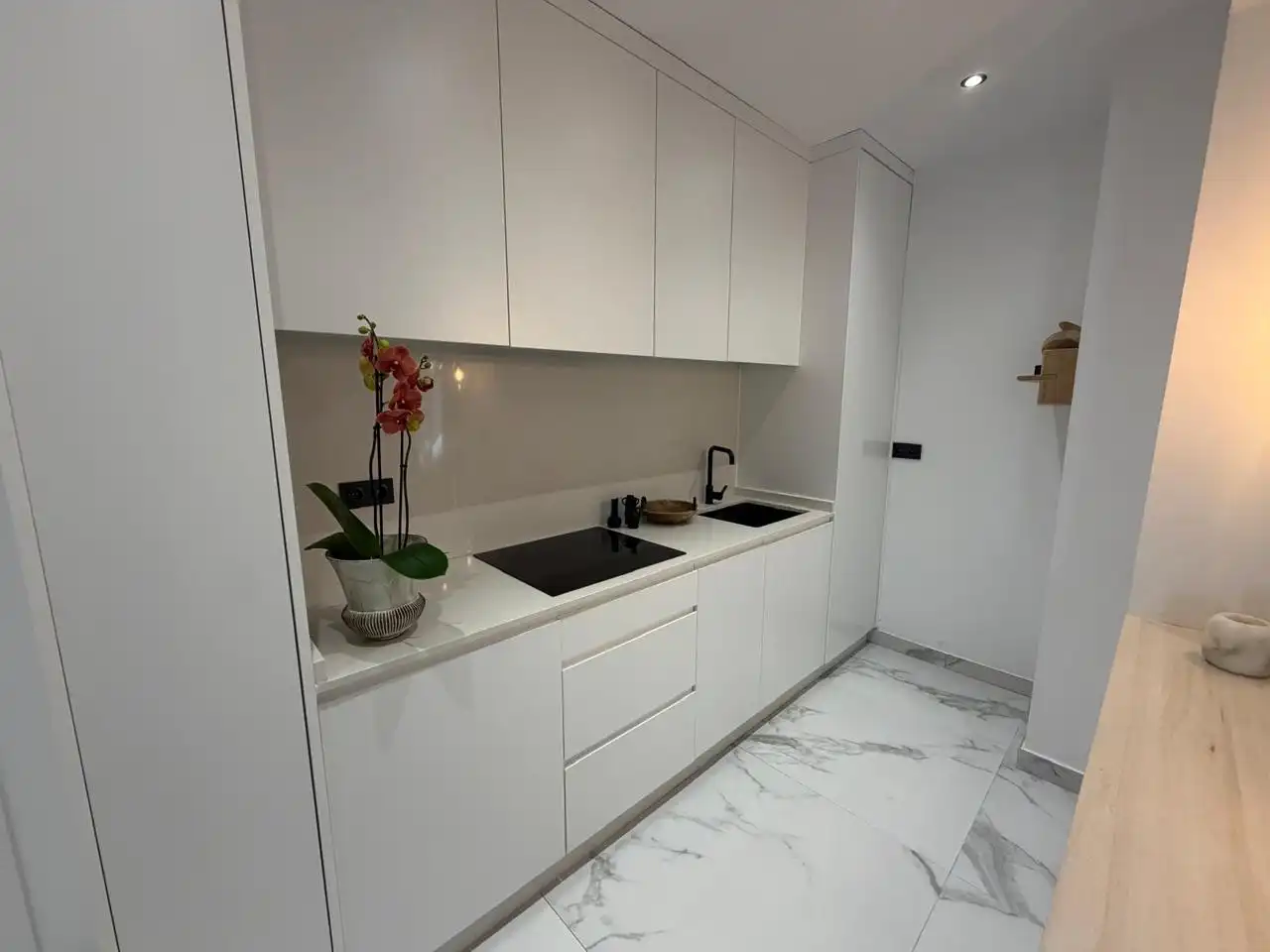 Kitchen of Flat for rent in Cádiz  with Air Conditioner, Furnished and Pets allowed