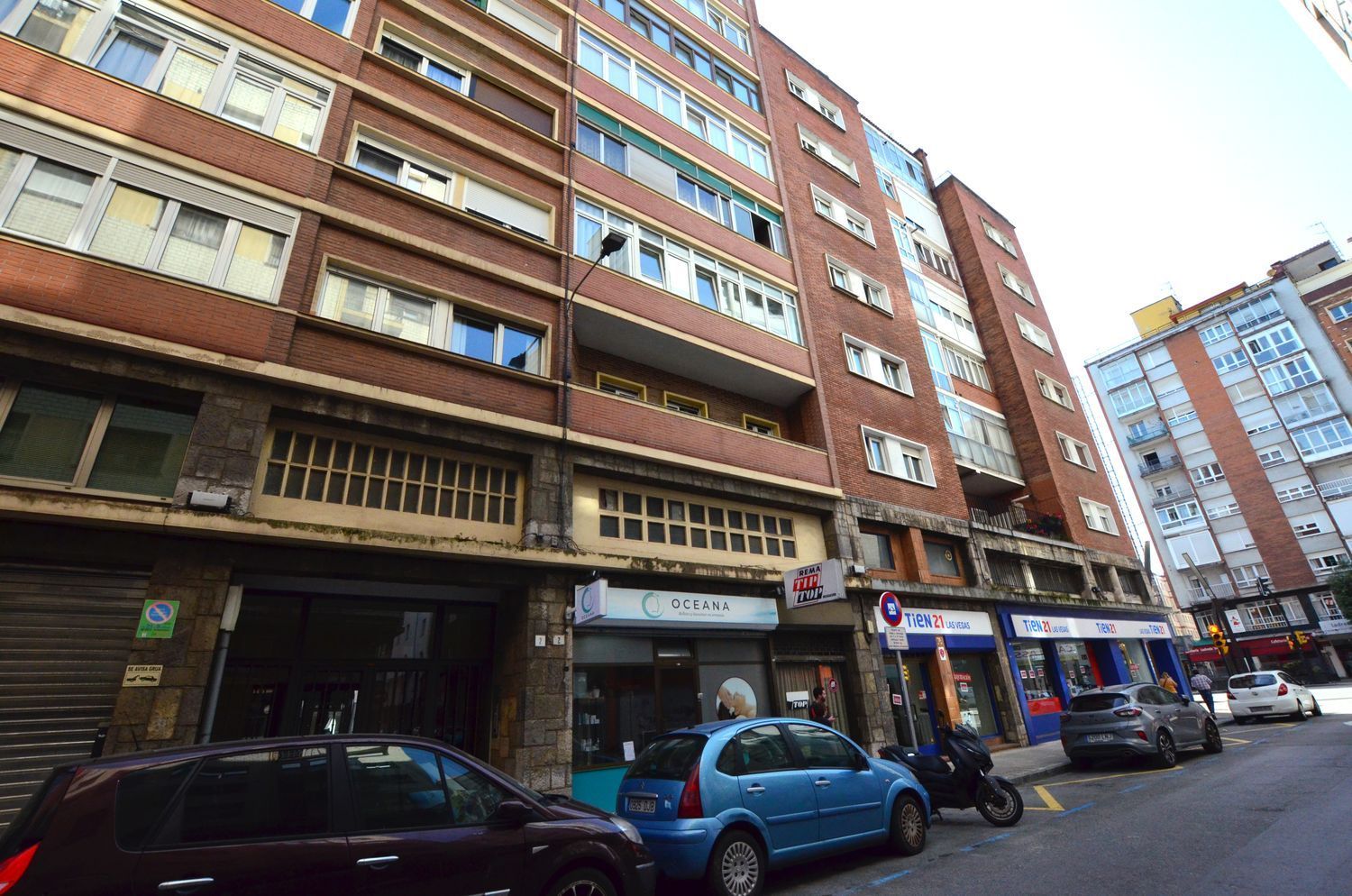 Exterior view of Flat for sale in Gijón   with Heating, Terrace and Swimming Pool
