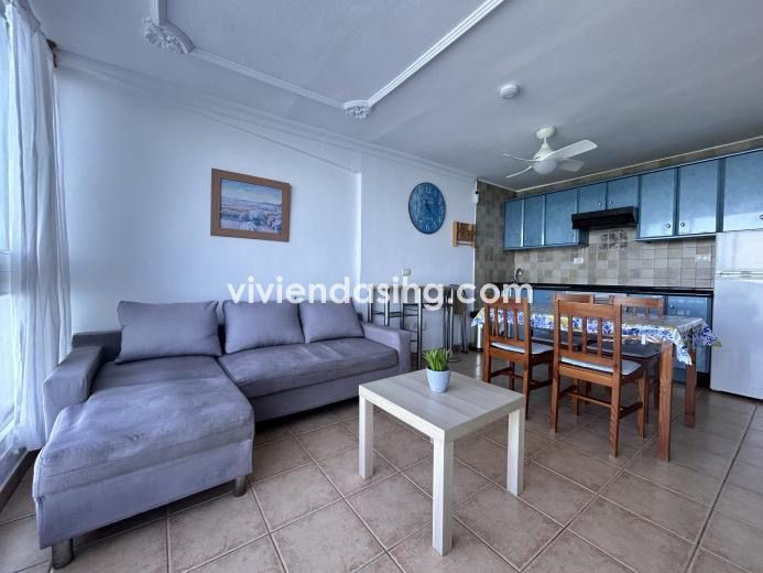 Wohnzimmer von Wohnungen miete in Los Realejos mit Möbliert und Waschmaschine