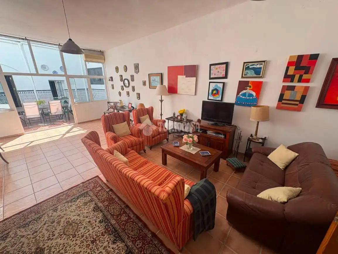 Sala de estar de Casa o chalet en venta en Sanlúcar de Barrameda con Aire acondicionado y Balcón