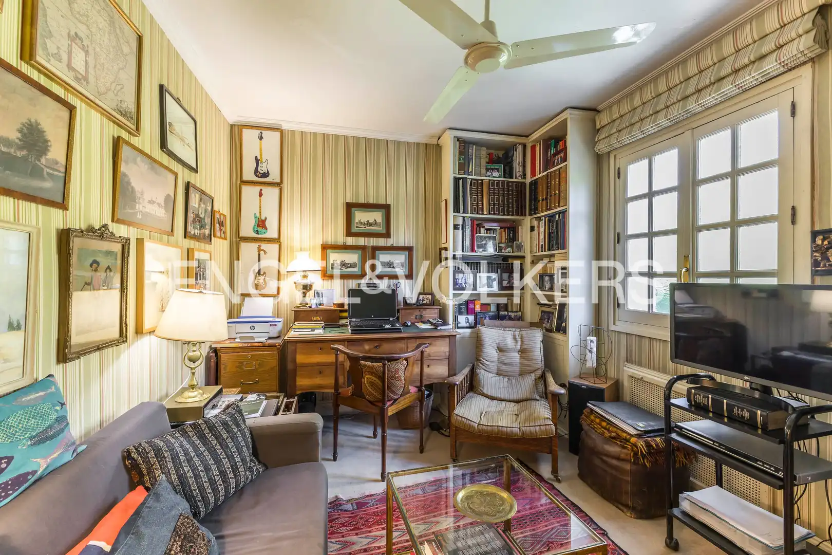 Sala d'estar de Casa o xalet en venda en Chamartín