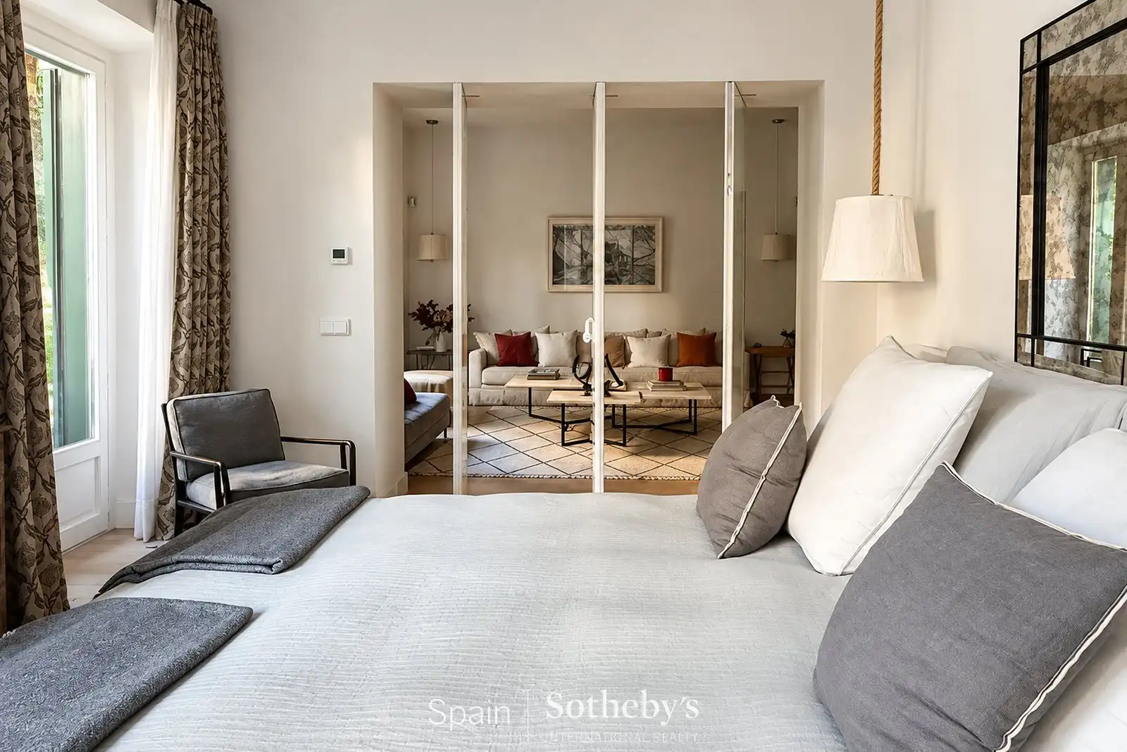 Schlafzimmer von Wohnungen zur Miete in Barrio de Salamanca