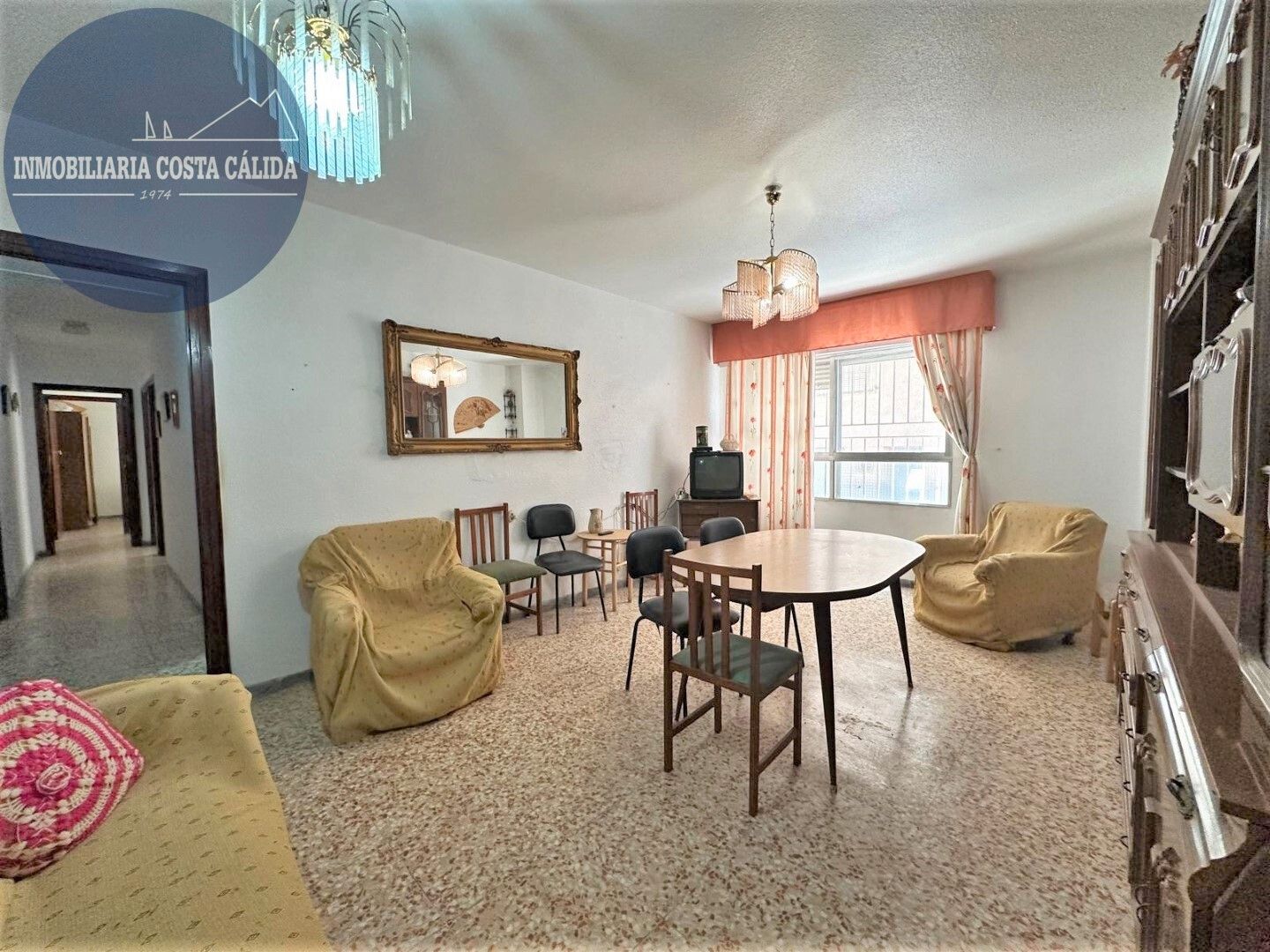 Living room of Flat for sale in Águilas  with Furnished and Oven