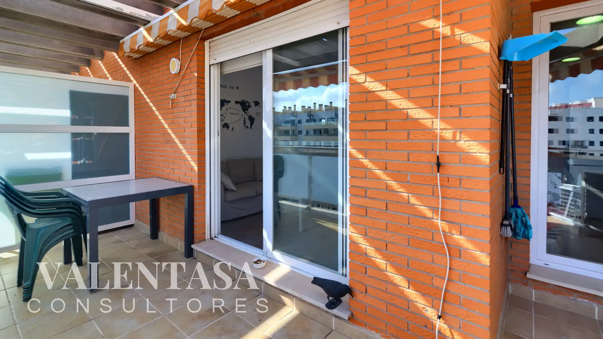 Terraza de Piso en venta en La Pobla de Farnals con Aire acondicionado, Jardín privado y Terraza