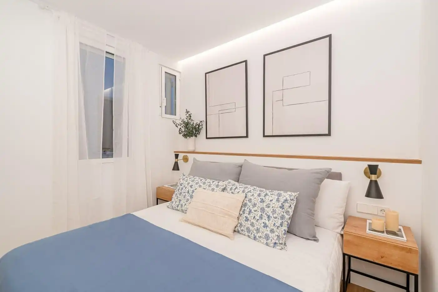 Bedroom of Flat for sale in Madrid  with Air Conditioner and Heating