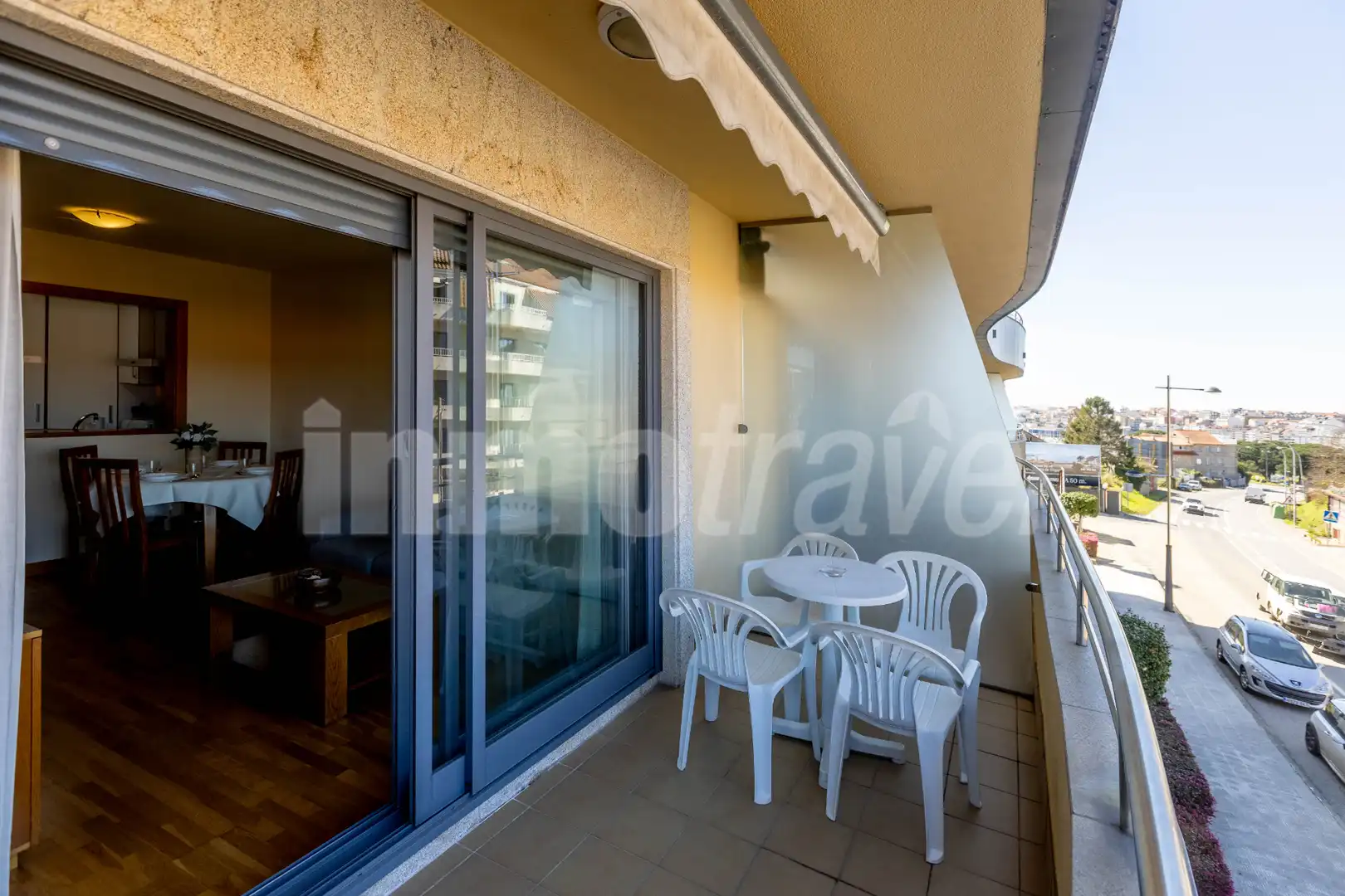 Terrassa de Apartament en venda en Sanxenxo amb Calefacció, Parquet i Terrassa
