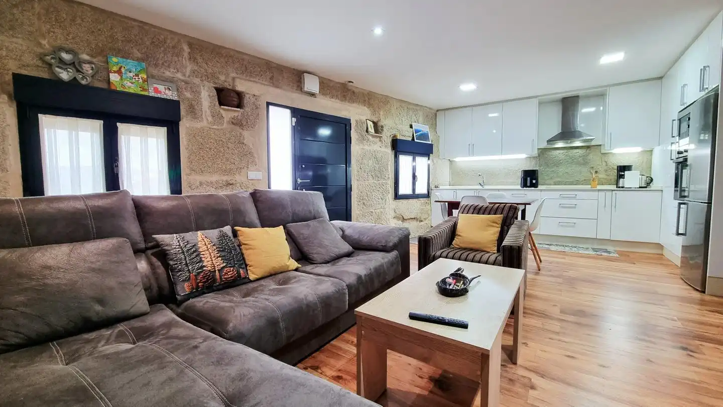 Sala de estar de Casa o chalet en venta en Vigo 