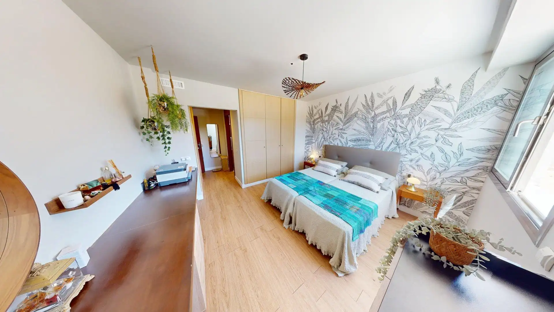 Schlafzimmer von Wohnung zum Verkauf in Mijas mit Klimaanlage, Heizung und Privatgarten