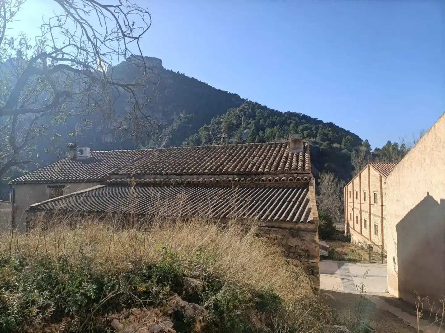 Vista exterior de Casa adosada en venda en Prat de Comte