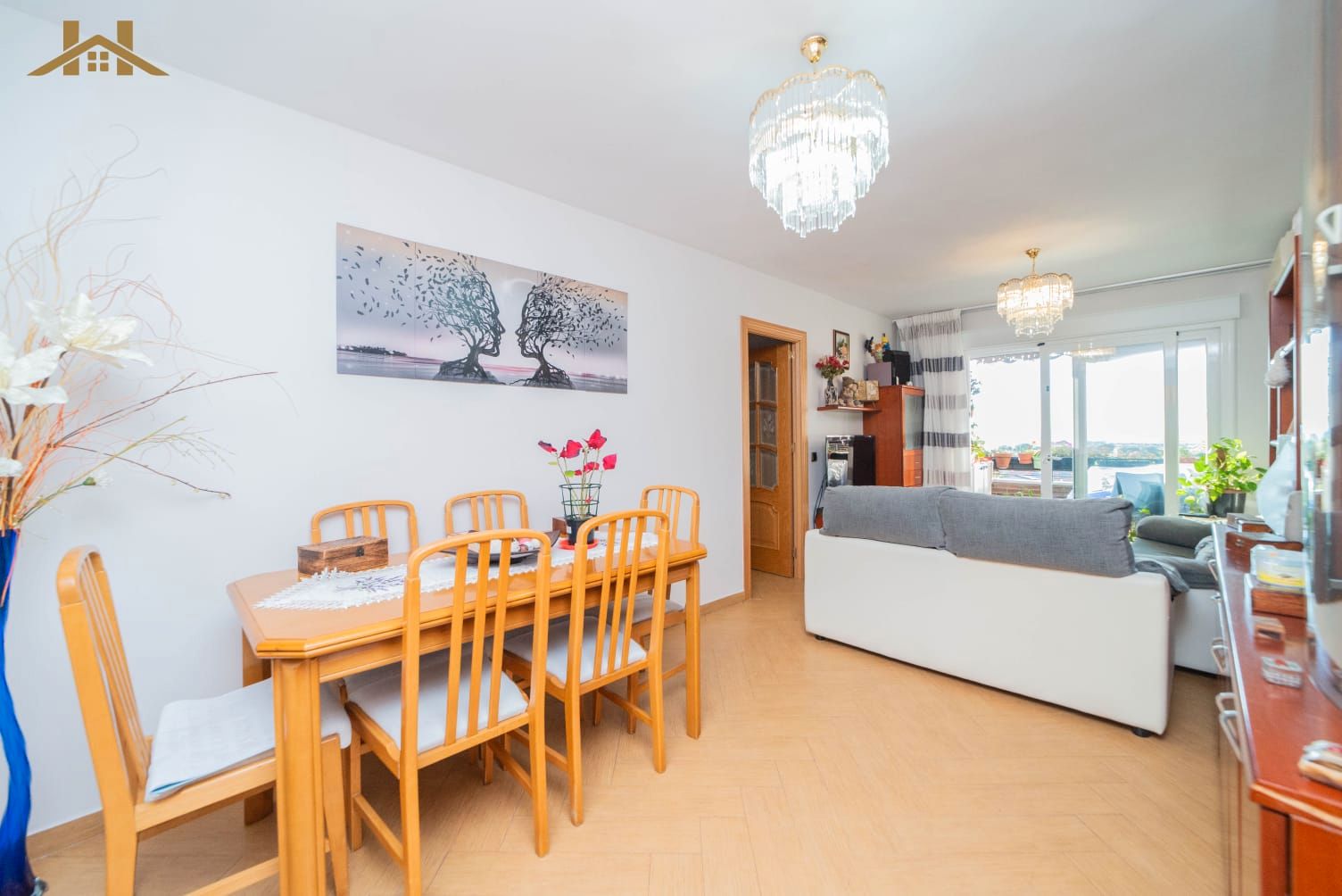Dining room of Flat for sale in Móstoles  with Air Conditioner, Heating and Terrace