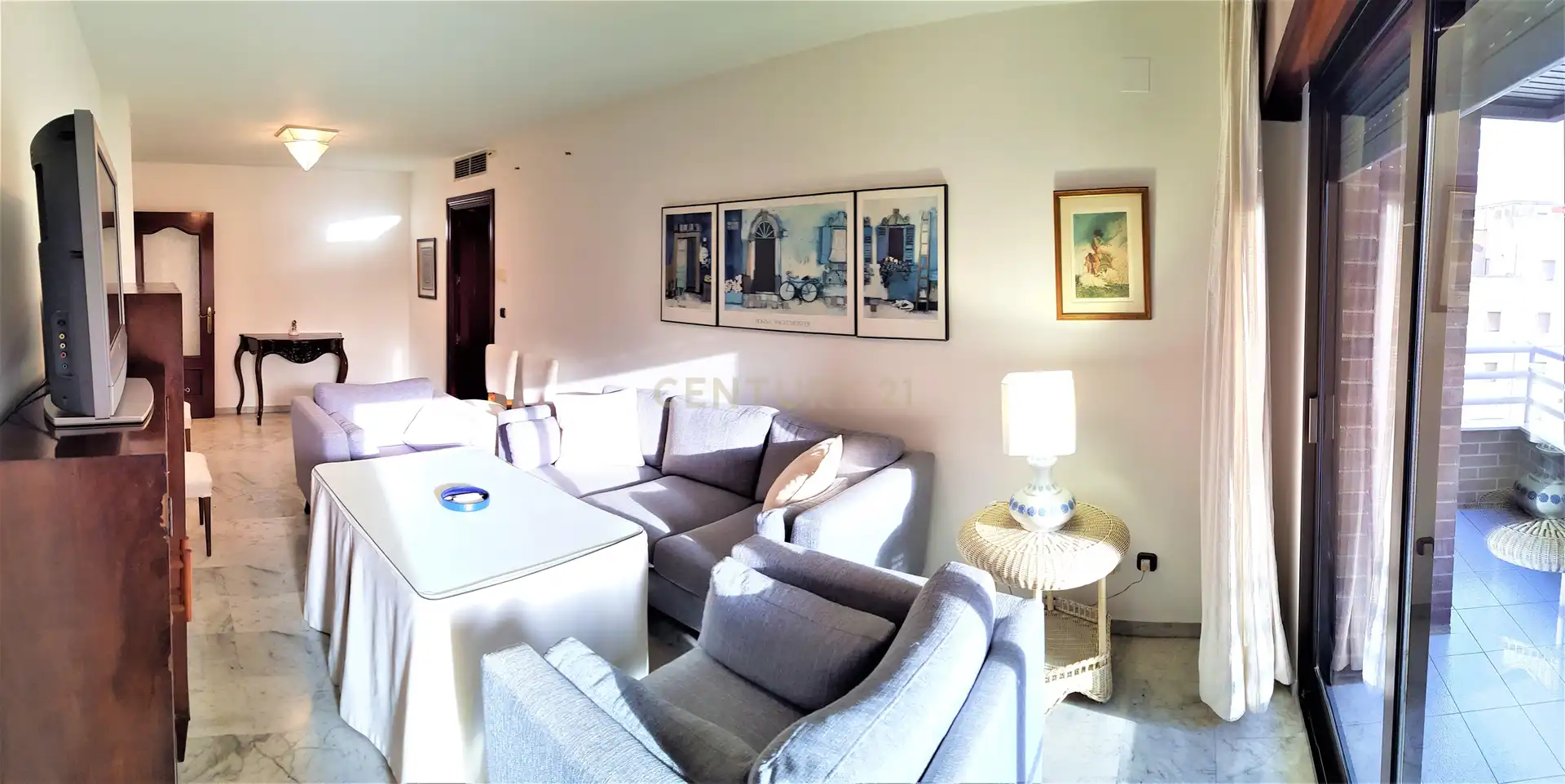 Sala d'estar de Apartament de lloguer en Málaga amb Aire condicionat