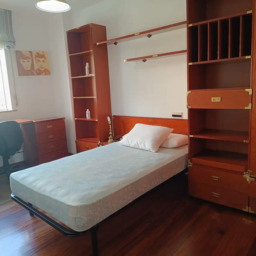 Bedroom of Flat for rent in Lugo  with Heating, Furnished and Balcony
