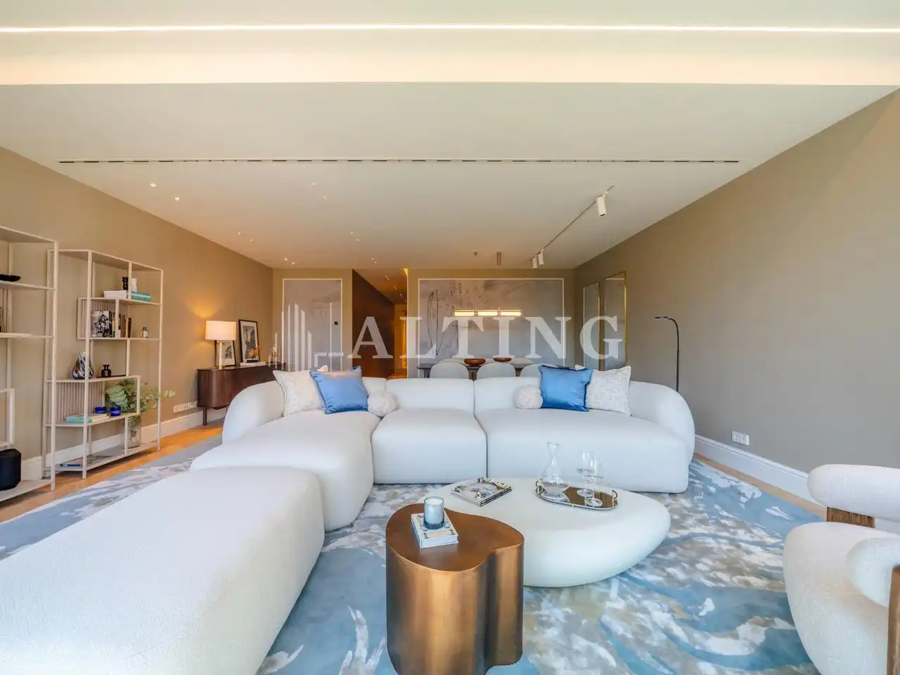 Sala de estar de Piso en venta en Barcelona con Aire acondicionado, Calefacción y Jardín privado