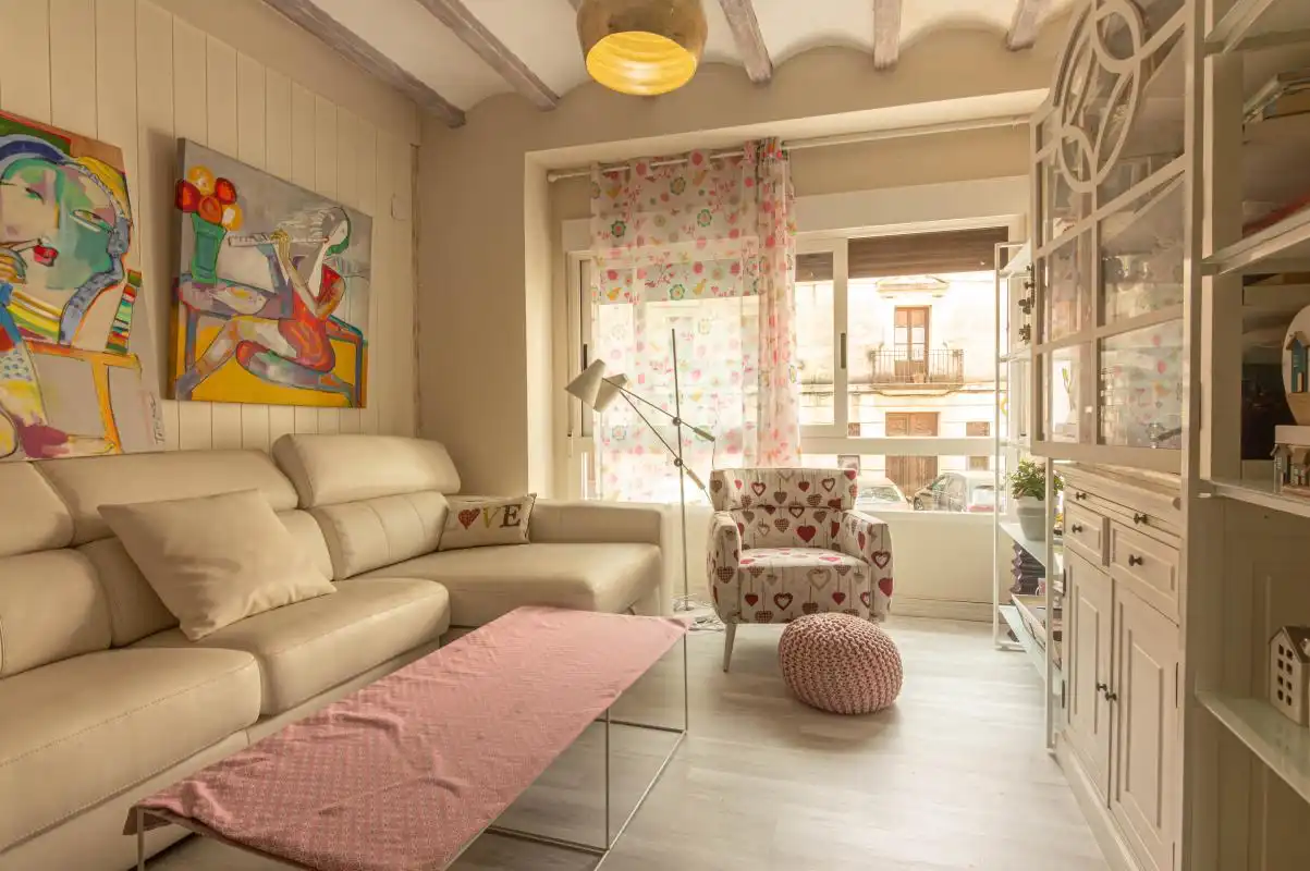 Living room of Houses for sale in Oliva  with Air Conditioner, Heating and Private garden