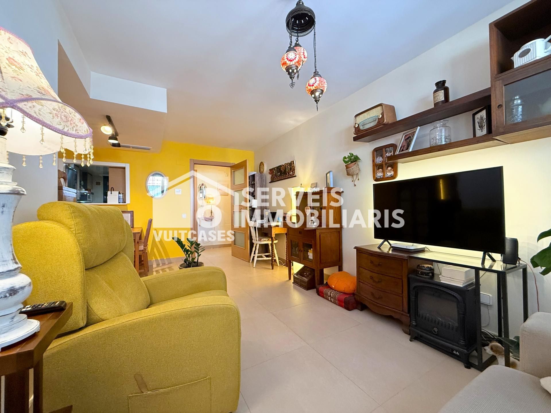 Living room of Flat for sale in Canet de Mar  with Heating and Oven