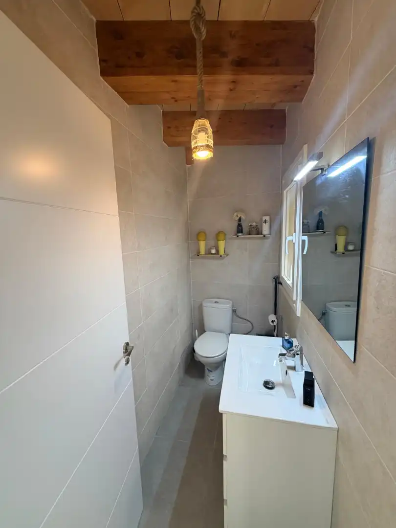 Baño de Casa adosada en venta en Anglesola con Aire acondicionado, Calefacción y Jardín privado
