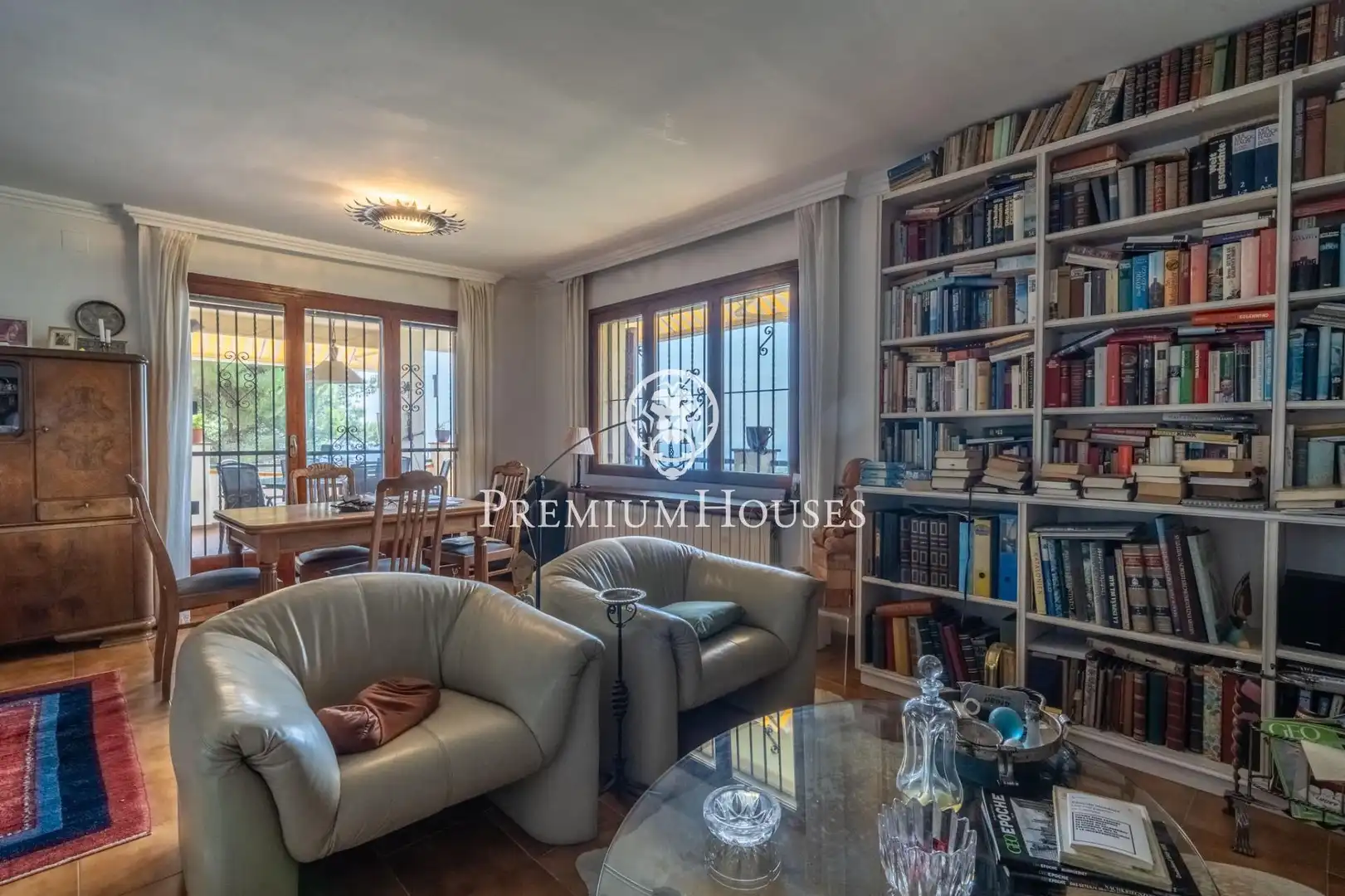 Sala d'estar de Casa o xalet en venda en Arenys de Munt amb Calefacció, Jardí privat i Terrassa