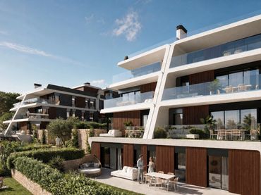 Neubau-Wohnung mit Pool zum Verkauf in Via Augusta 119