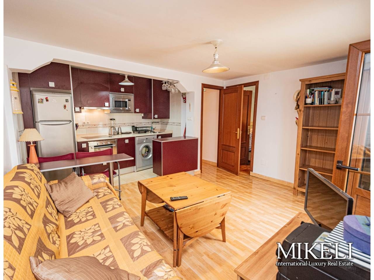 Kitchen of Flat to rent in Santander  with Air Conditioner, Furnished and Balcony