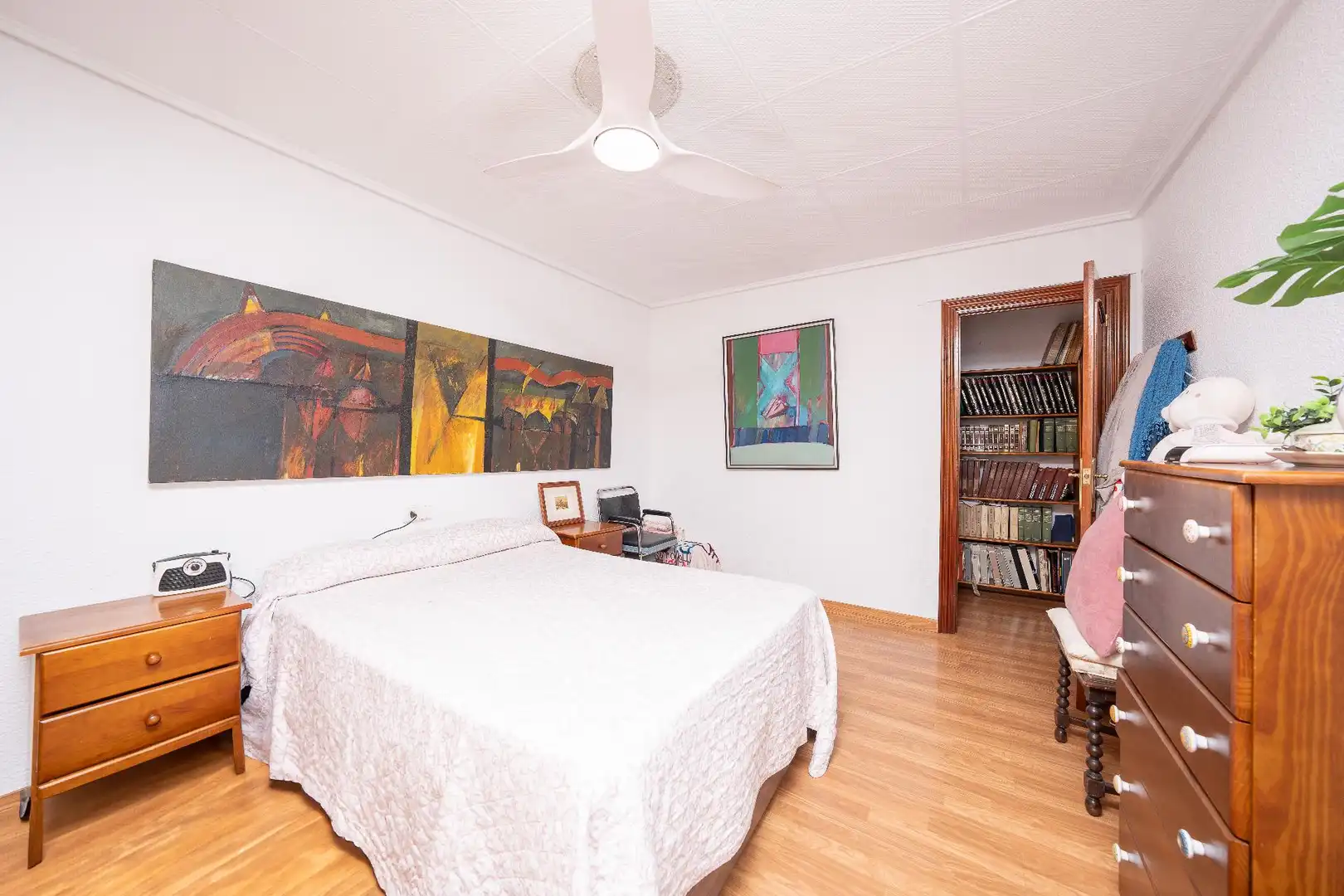 Bedroom of Flat for sale in Elche / Elx  with Heating, Furnished and Balcony